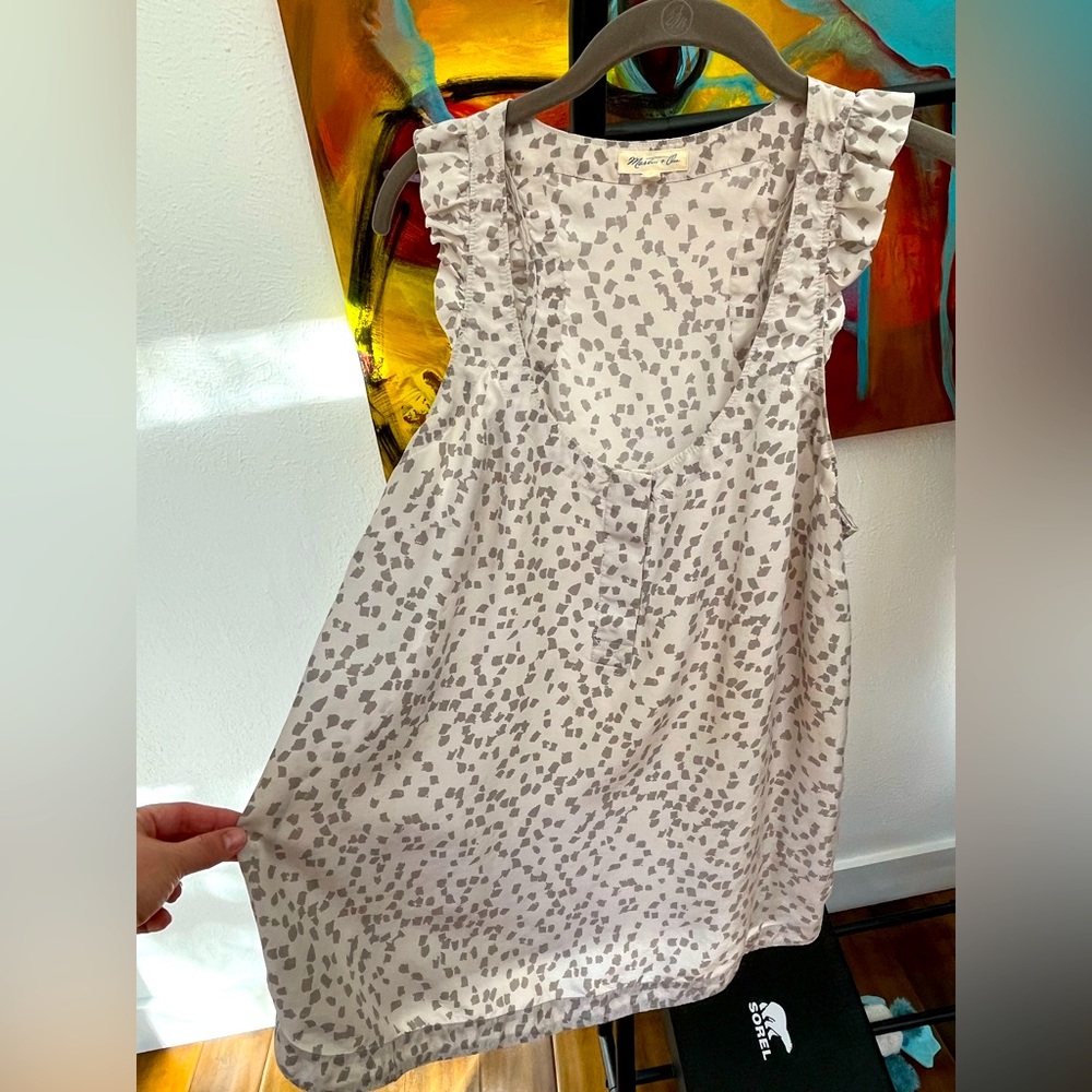 Silk, Racerback Blouse